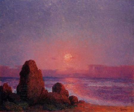 unknow artist Sunset of the Breton Coast China oil painting art